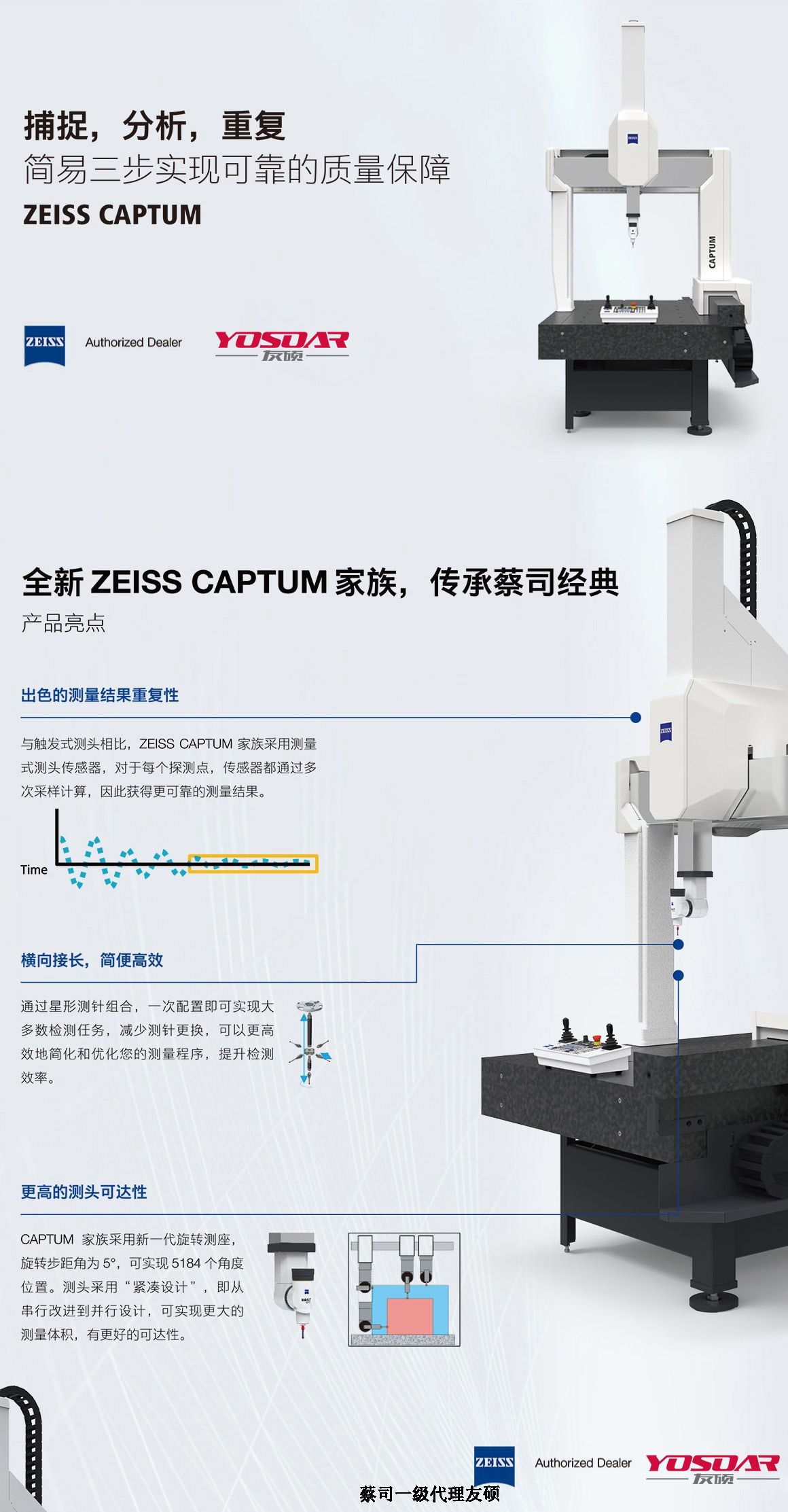 阿拉善蔡司三坐标CAPTUM